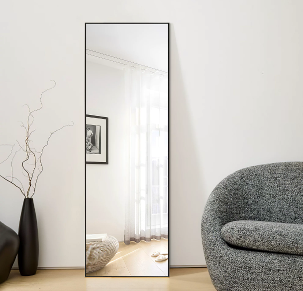 Full length Mirror with Stand 50 inch|Floor Mirror by Sam Home Collection