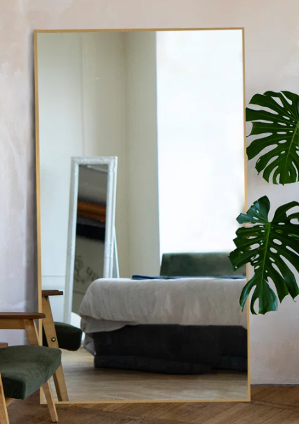 Grand Classic Rectangle Floor Mirror|Full Length Mirrors by Sam Home Collection|6ft