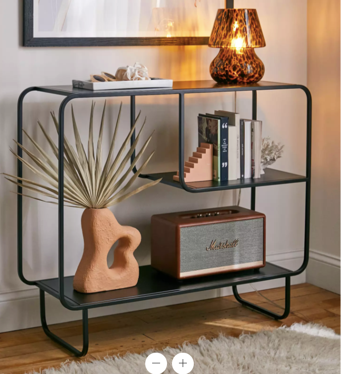 Metal Sleek Storage Console for Modern Homes