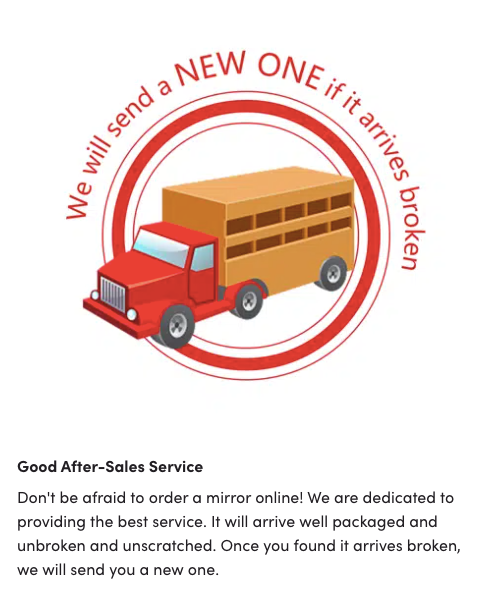 Grand Classic Rectangle Floor Mirror|Full Length Mirrors by Sam Home Collection|6ft