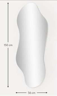 Premium Full Length Mirror |Irregular Floor Mirror by Sam Home Collection