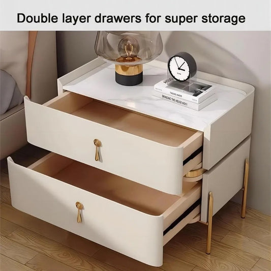 Modern Gold Premium Bedside Table large