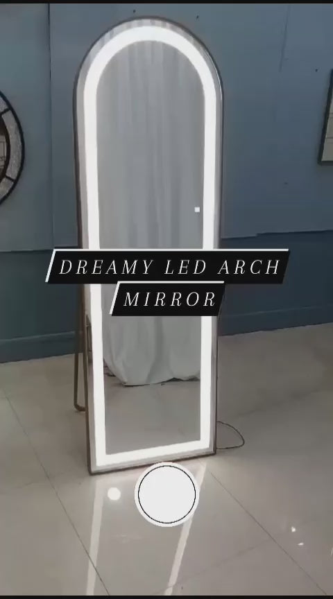 Arch Led Mirror|Full length Mirrors by Sam Home Collection