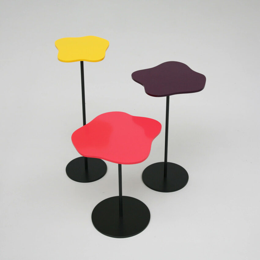 Modern Designer Black and Pastel Table| Furniture by Sam Home Collection