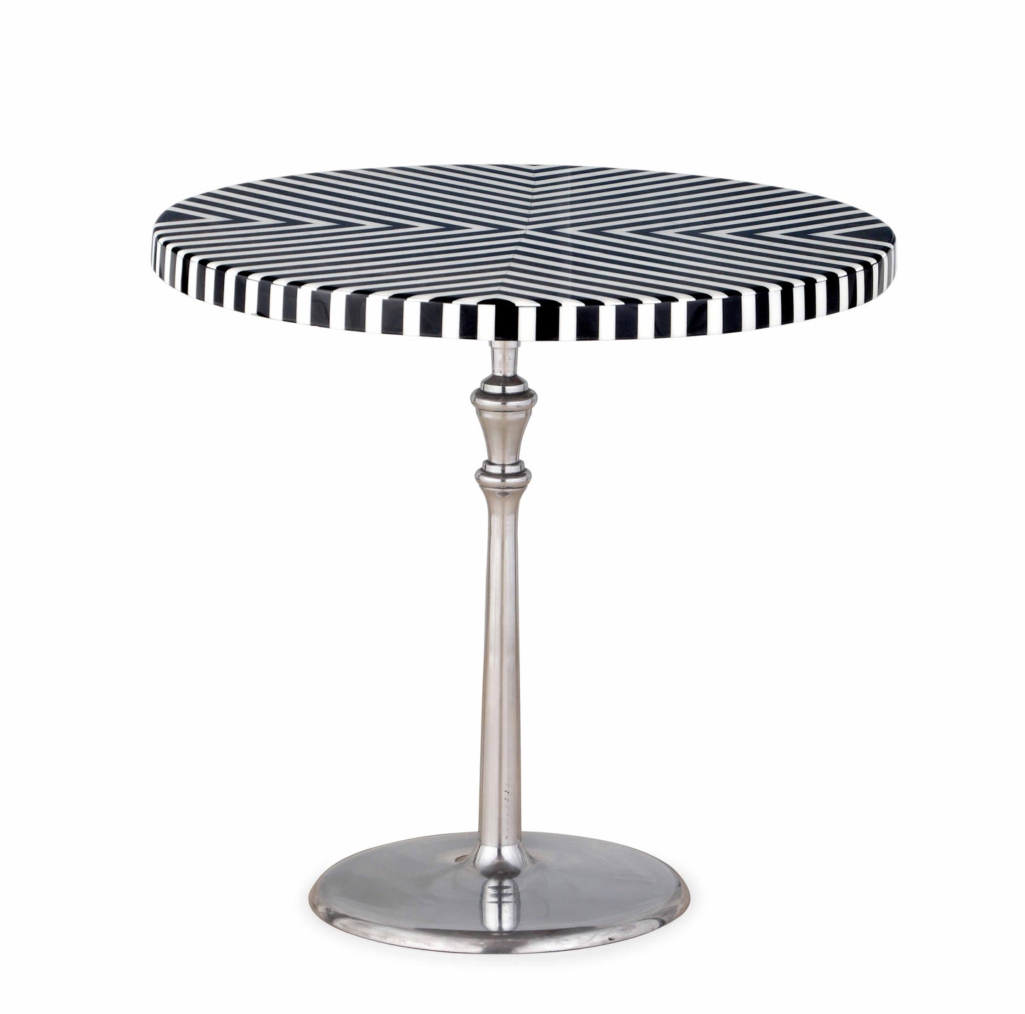 Optic Chevron Accent Table