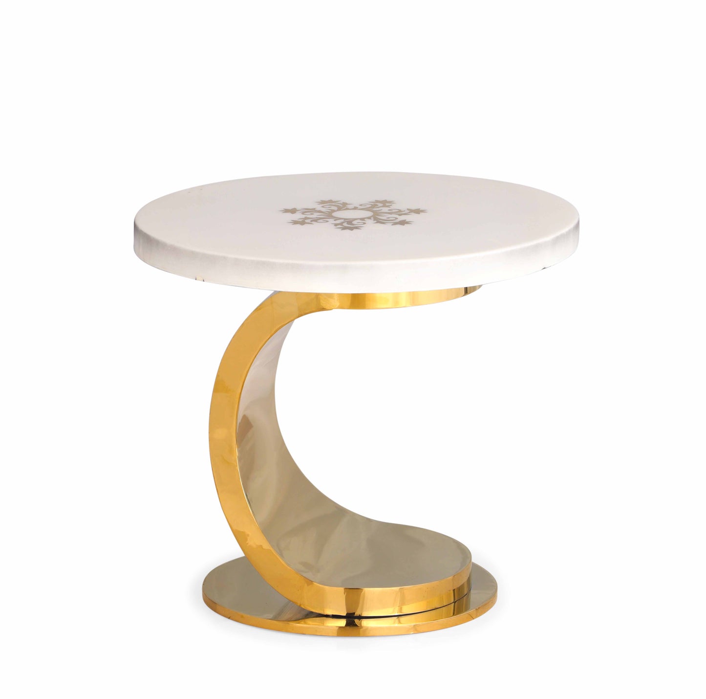Ornate Curve Accent Table