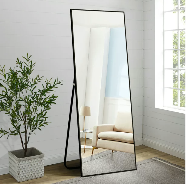 Full length Mirror with Stand 50 inch|Floor Mirror by Sam Home Collection