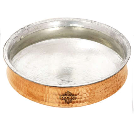 Brass Lagaan- Brass Cooking pot with Lid