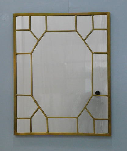 Aesthetic Wall Gold Mirror|Wall Mirror by Sam Home Collection