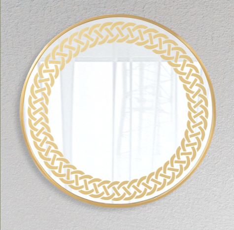 Gold Designer Mirror|Wall Mirror by Sam Home Collection