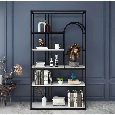 New Modern Black Bookshelf|Multipurpose Storage rack