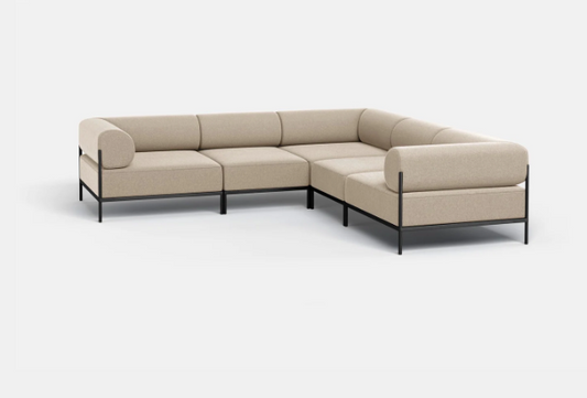 Premium Modular 5 seater Beige Sofa|Furniture by Sam Home Collection