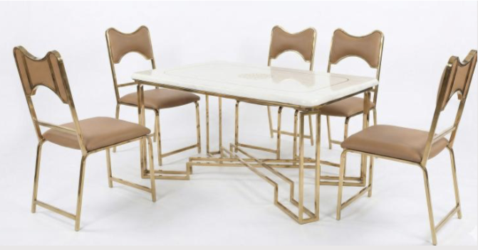 Premium Indoor dining set with cohesive luxury design