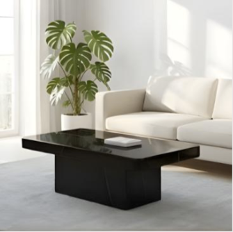 Noir Monolith Centre Table