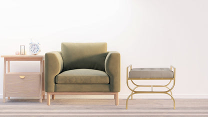 Luxury Designer Ottoman Pouf|Furniture by Sam Home Collection