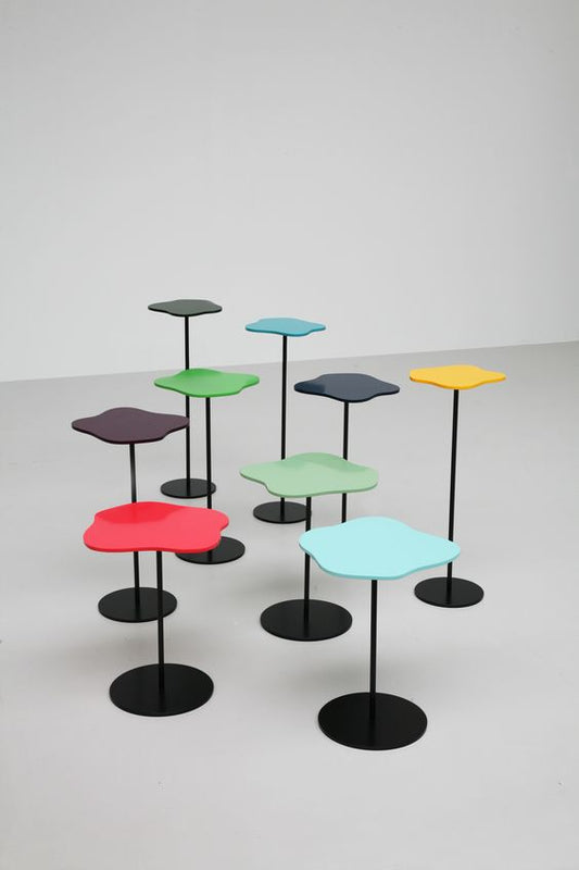 Modern Designer Black and Pastel Table| Furniture by Sam Home Collection