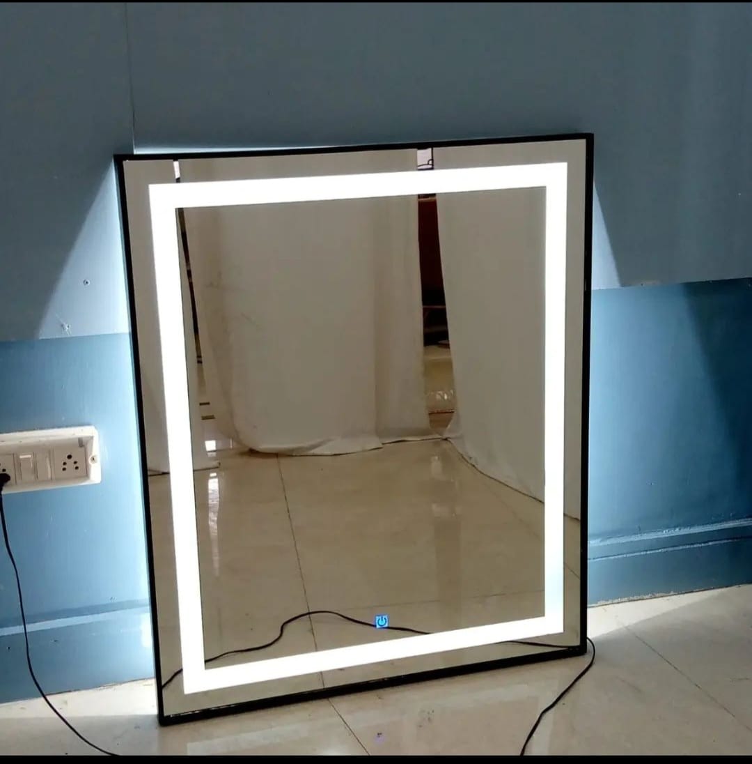 Black Rectangle Led Bathroom Mirror|Led Mirrors by Sam Home Collection
