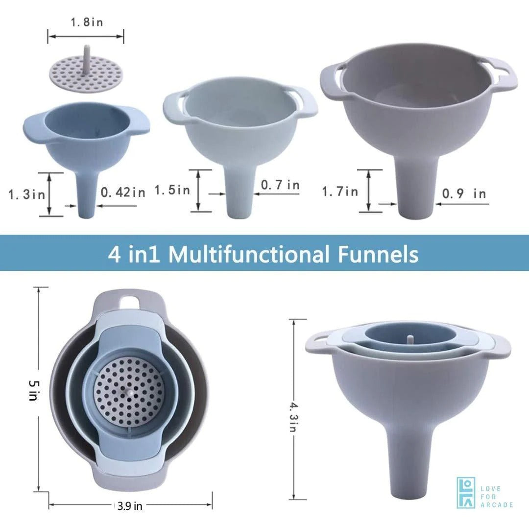Funnel Set of 3 Pcs