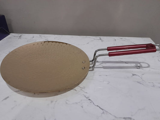 Hammered Brass Tawa by Sam Home Collection
