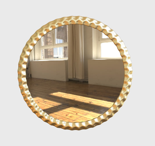 Round Premium Metal Mirror