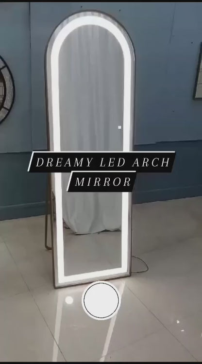 Arch Led Mirror|Full length Mirrors by Sam Home Collection