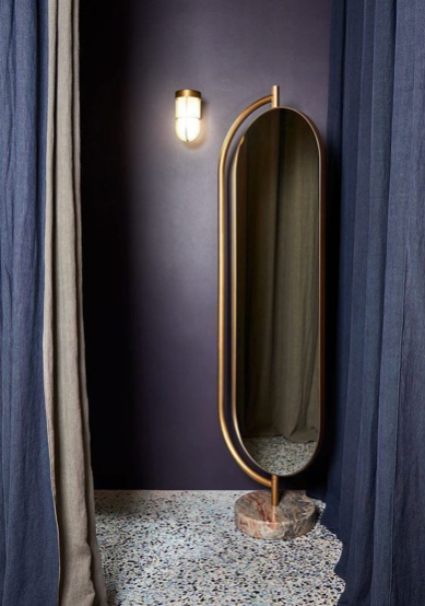 Premium Gold Rotating Floor Mirror|Floor Mirrors by Sam Home collection