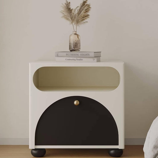 Nightstands Indoor Creative Bedside Table with Double Drawers