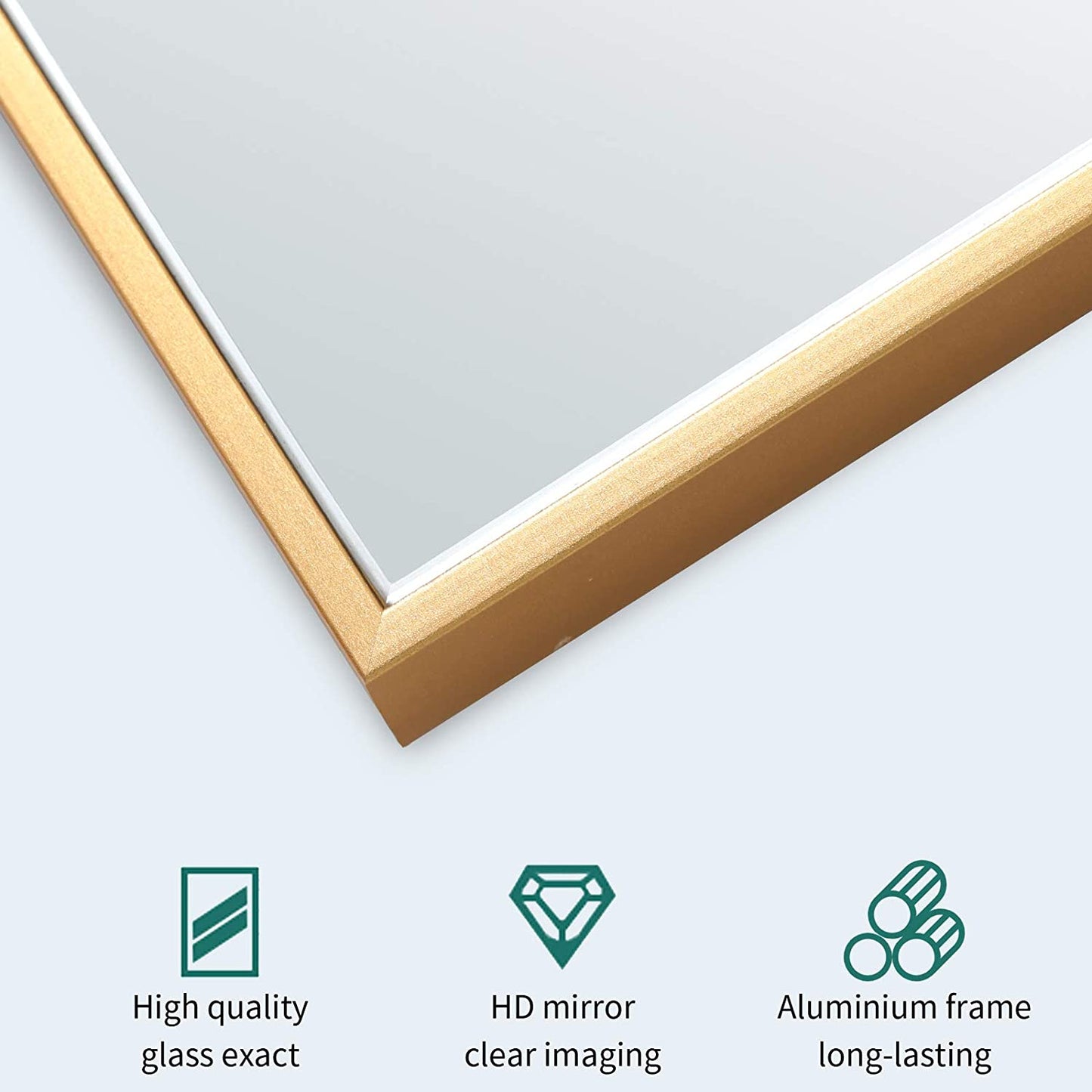 Bathroom Rectangle Standard Wall Mirror