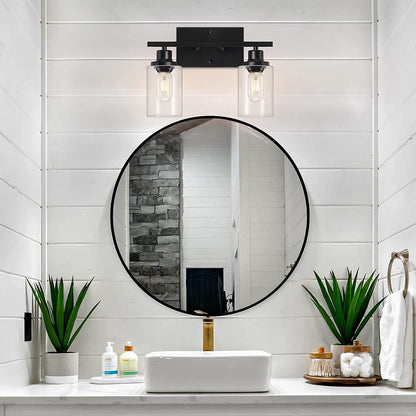 Round Wall Mirrors for Home decor|36 inch Large| Black & Gold color available