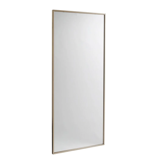 Full length rectangle mirror |65 inch long|Gold color