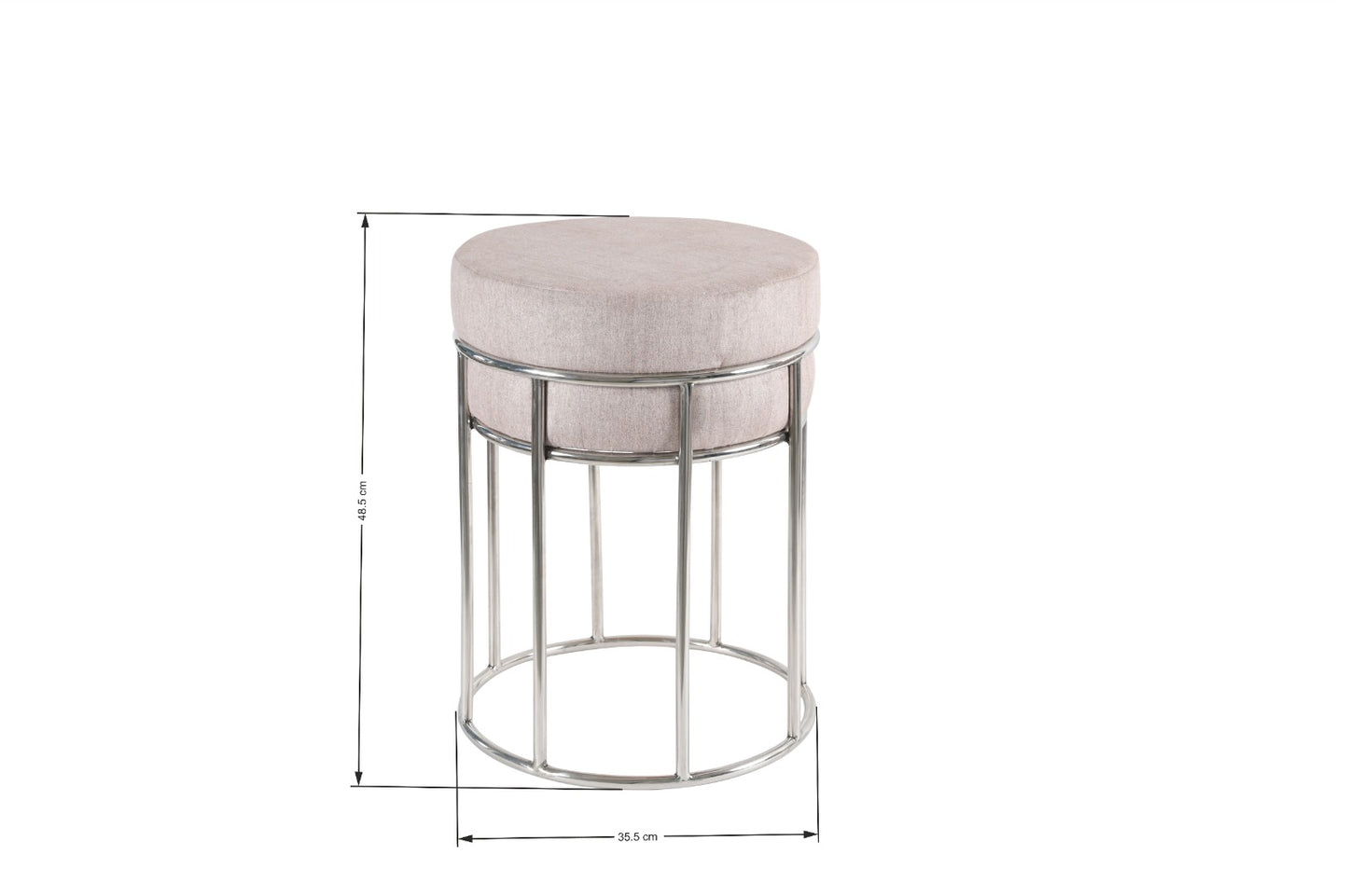 Minimalist Round Ottomon|Furniture by Sam Home Collection