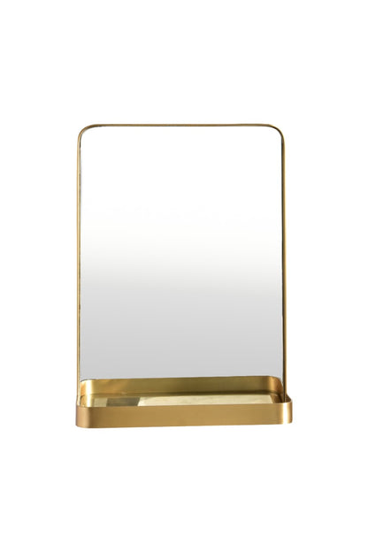 Bathroom Mirrors with shelf storage| Gold decorative