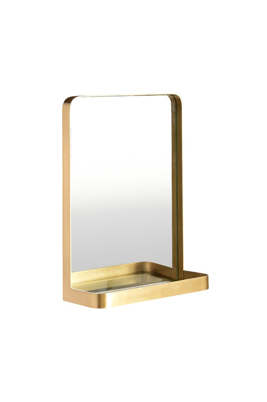 Bathroom Mirrors with shelf storage| Gold decorative