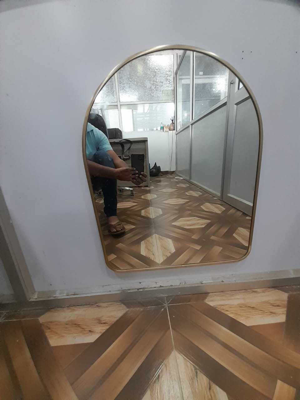Small Wall Arch Mirror