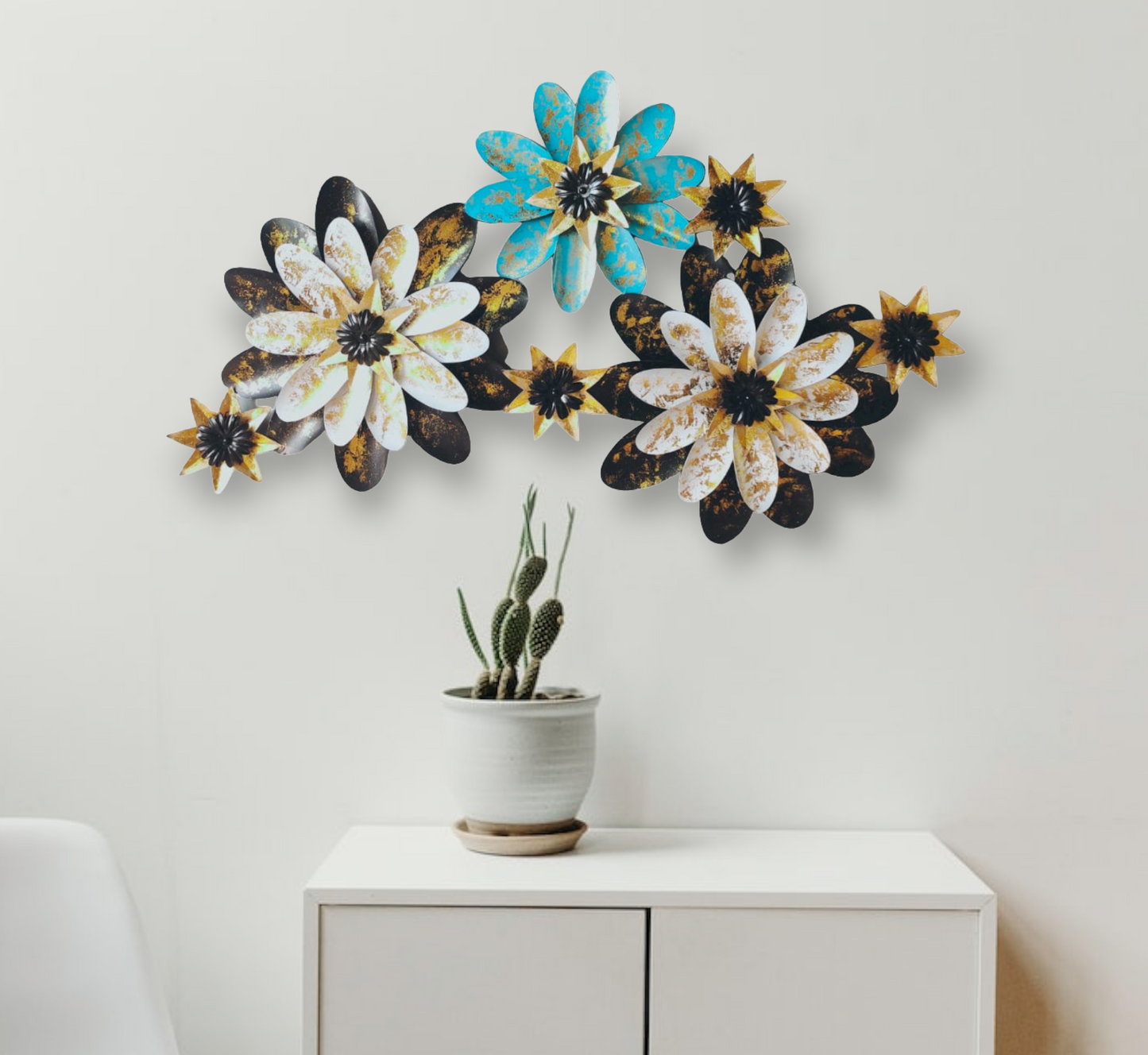 Flower Wall Art| Living room wall decor