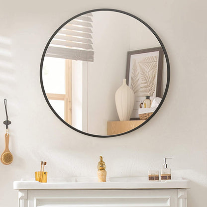 Round Wall Mirrors for Home decor|36 inch Large| Black & Gold color available