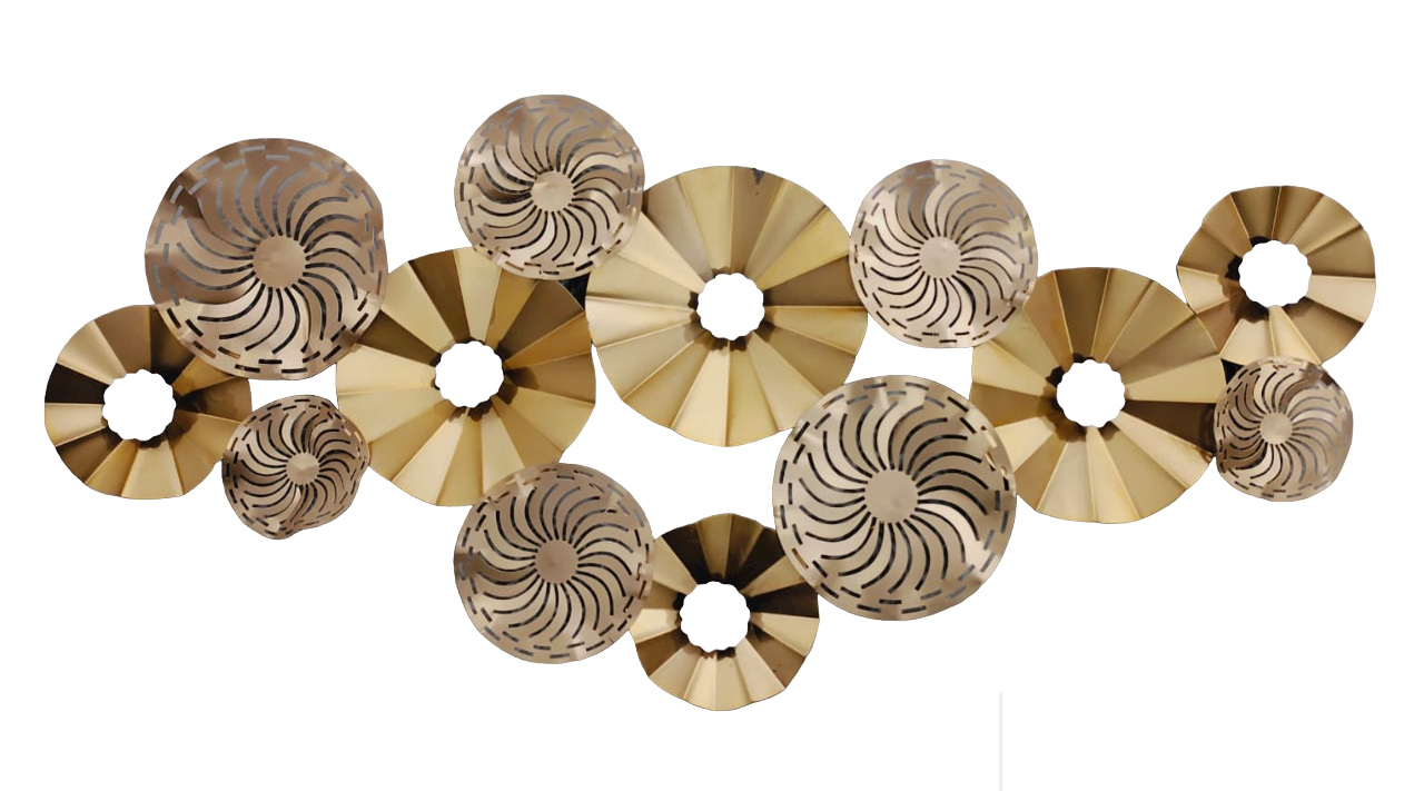 Gold wall art Bedroom wall decor Sam Home Collection