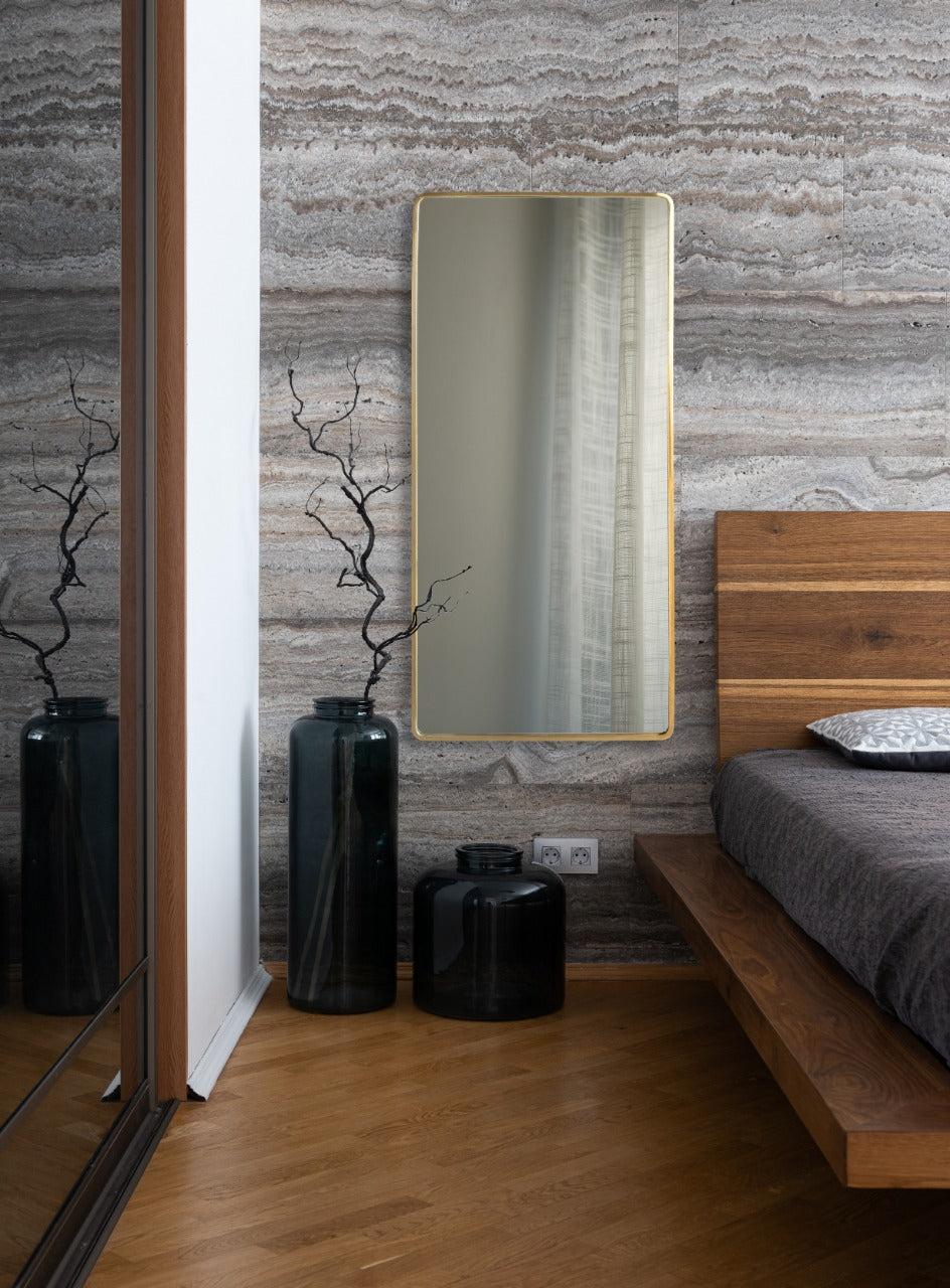 Rectangle wall mirror |Bathroom Mirrors |Home decor mirror | Stylish Wall Mirrors 14x36in