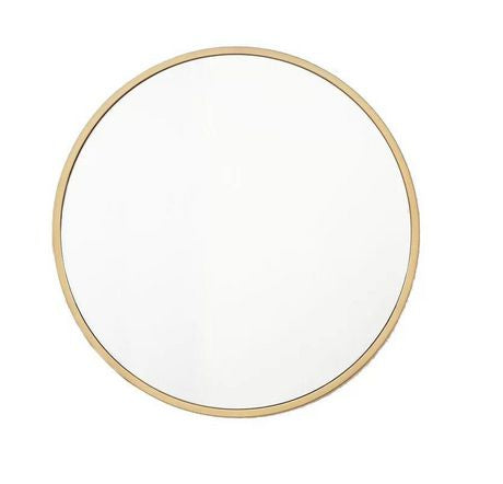 Medium Wall round mirror | Gold & Black color available |22"